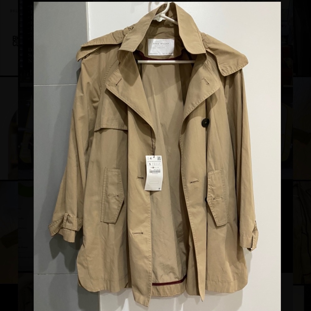 NWT Zara women’s trench coat